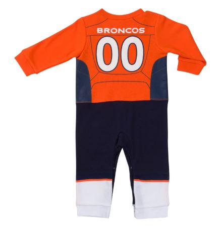 Baby Girls Denver Broncos 3-Piece Bodysuit, Pant, and Cap Set