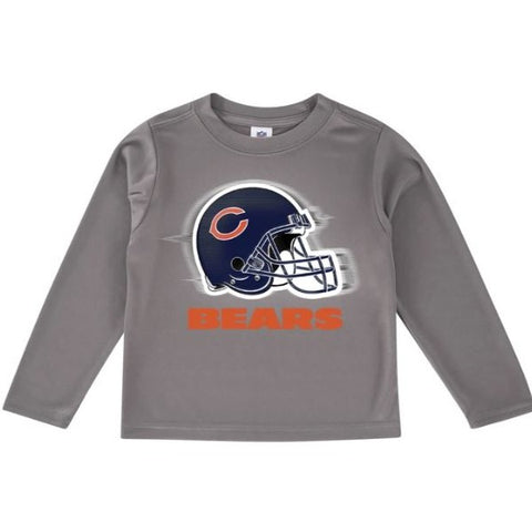Chicago Bears Baby Girl Short Sleeve Bodysuit, 3-pack