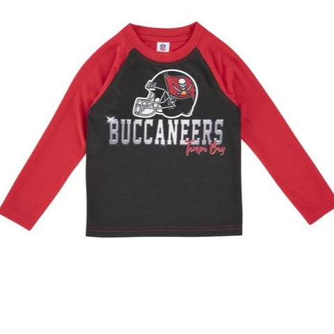 Tampa Bay Buccaneers Toddler Boys' Long Sleeve Logo Tee