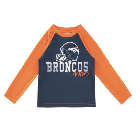 Baby Girls Denver Broncos Short Sleeve Bodysuit, 3-pack