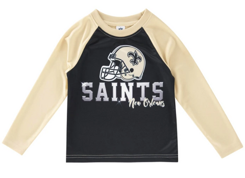 New Orleans Saints Toddler Boys' Short Sleeve Logo Tee
