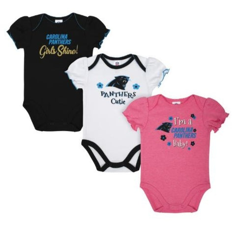 Baby Girls Carolina Panthers Cheerleader Dress and Panty Set