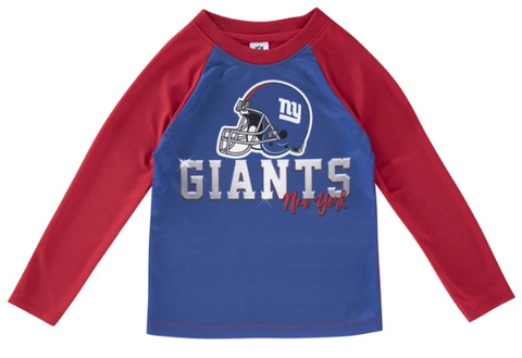 New York Giants Baby Girl Short Sleeve Bodysuit, 3-pack