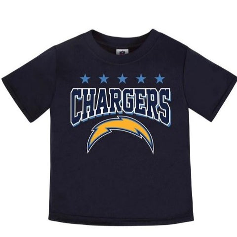 Los Angeles Chargers Toddler Boys' Long Sleeve Logo Tee
