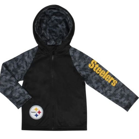 Pittsburgh Steelers Baby Girl Long Sleeve Bodysuit, 2-pack