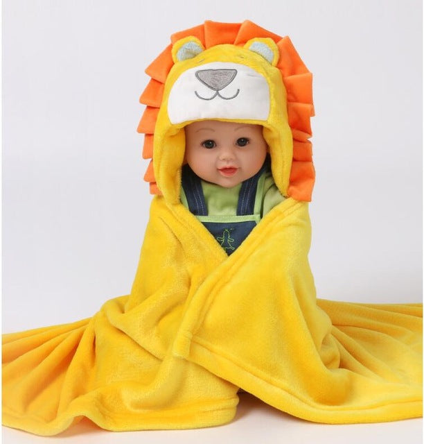 Hooded baby towel