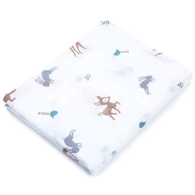 100% Cotton Baby Swaddle Blankets