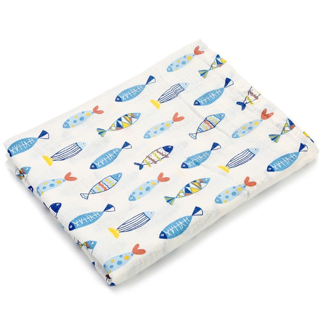 100% Cotton Baby Swaddle Blankets