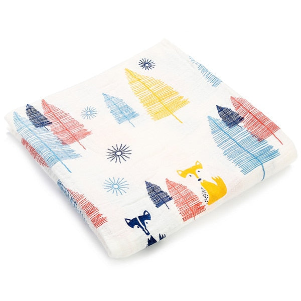 100% Cotton Baby Swaddle Blankets