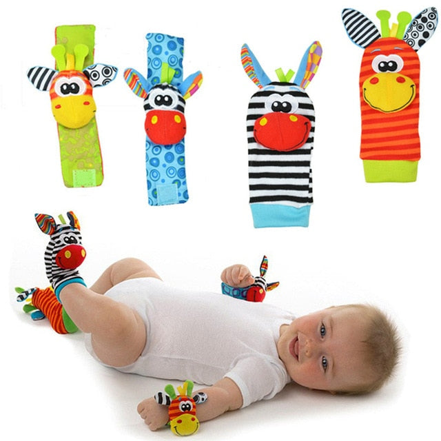 Infant Wrist Rattle and Foot Socks