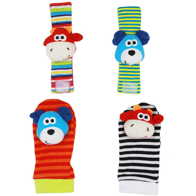 Infant Wrist Rattle and Foot Socks