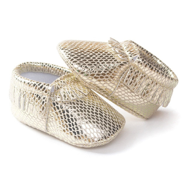 Handmade Soft Bottom Baby Moccasins