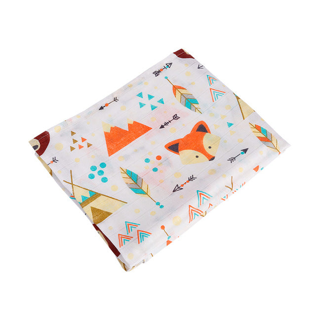 100% Cotton Baby Swaddle Blankets