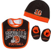 Cincinnati Bengals Baby Boy Accessories, 3pc Set