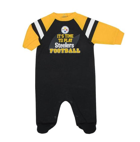 Baby Girls Pittsburgh Steelers Long Sleeve Bodysuit, 2-pack¬†