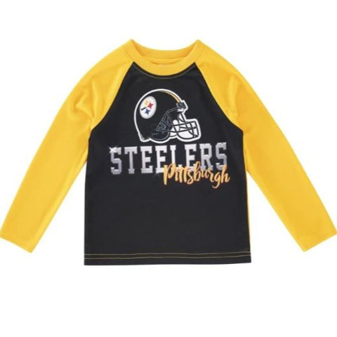 Pittsburgh Steelers Toddler Girls' Short Sleeve Tee