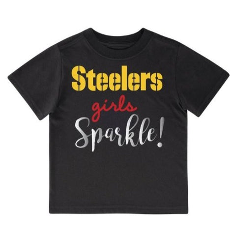 Pittsburgh Steelers Toddler Boys' Long Sleeve Logo Tee