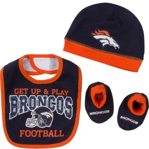 Denver Broncos Baby Girl Dress and Panty Set