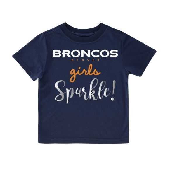 Denver Broncos Toddler Girls' Short Sleeve Tee