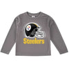 Pittsburgh Steelers Toddler Boys' Long Sleeve Logo Tee