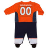 Denver Broncos Baby Boys Footed Footysuit