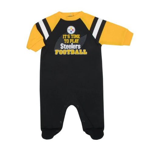 Baby Girls Pittsburgh Steelers Long Sleeve Bodysuit, 2-pack¬†