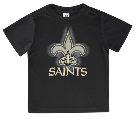 New Orleans Saints Toddler Boys' Long Sleeve Logo Tee