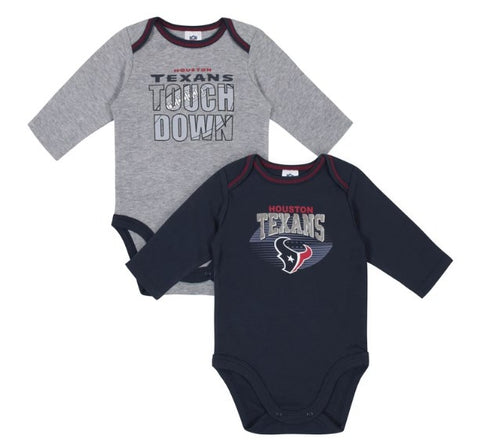 Texans Baby Boys 3-Pack Short Sleeve Bodysuit