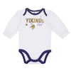 Baby Girls Minnesota Vikings Long Sleeve Bodysuit, 2-pack¬†