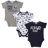 Baby Boys Los Angeles Rams Short Sleeve Bodysuit, 3-pack