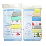 8 pack 100% Cotton Newborn Baby Saliva Towels