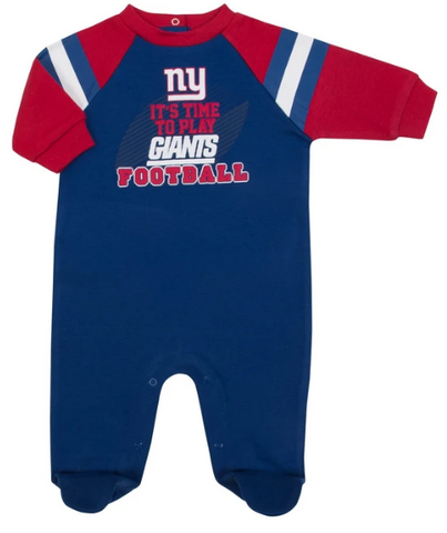 Baby Girls New York Giants 3-Piece Bodysuit, Pant, and Cap Set